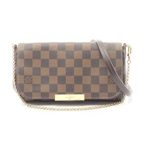 Louis Vuitton Favorite PM Damier Ebene Handbag, Coated Canvas and Leather, Wo...